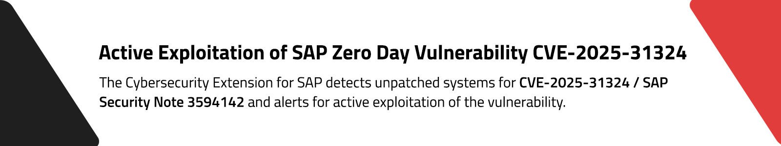 Active Exploitation of SAP Zero Day Vulnerability CVE-2025-31324