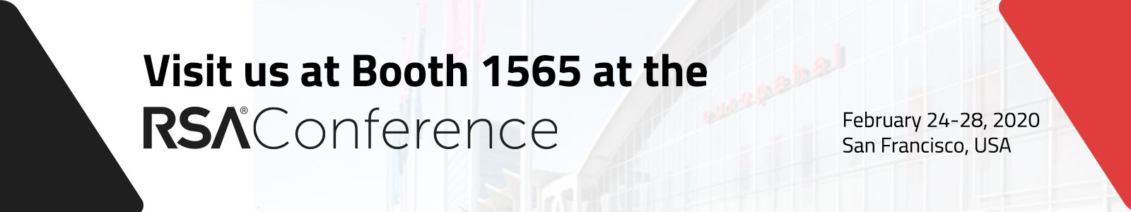 Visit us at the RSA Conference in San Francisco in February 2020